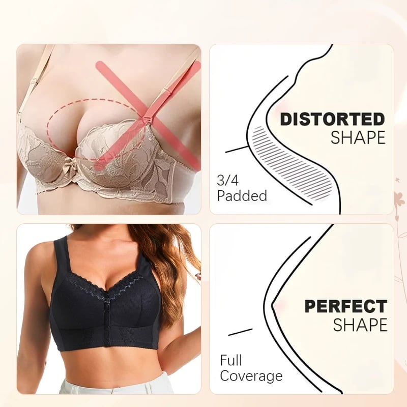 2024 New Front Closure Breathable Bra for Seniors