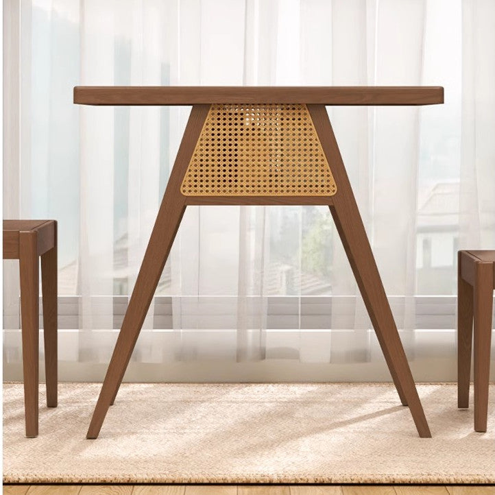 Compact Wood Dining Set