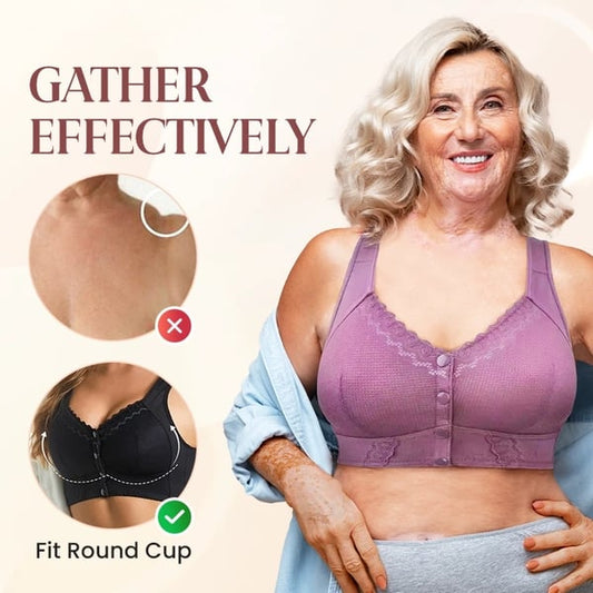 2024 New Front Closure Breathable Bra for Seniors