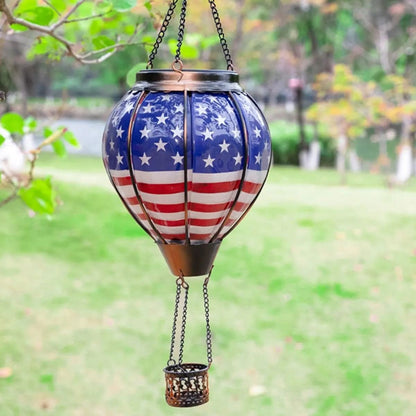 🔥Hot Sale Promotion 49% OFF - Solar Hot Air Balloon With simulated flame effect