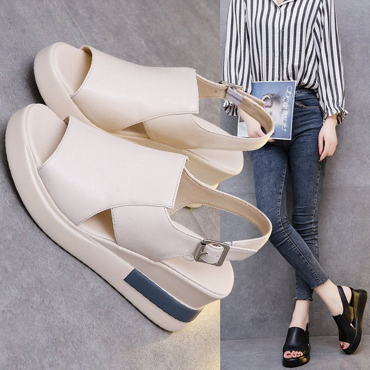 💥Last Day Promotion 50% OFF🔥 - ✨Women's Summer Fashion Waterproof Platform High-Heeled Sandals