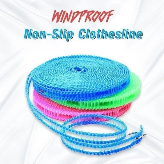 Intentionalk Windproof Non-Slip Clothesline (32 ft)