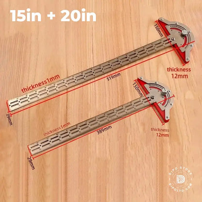 Adjustable DIY Wood Measuring Tool