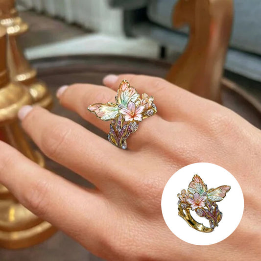 🌸Butterfly Flower Ring🌸