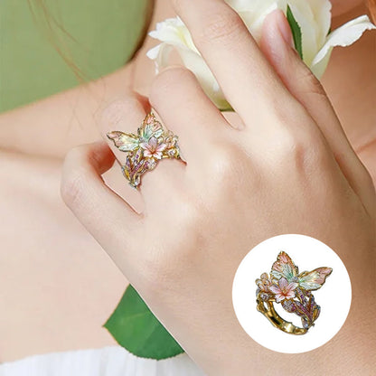 🌸Butterfly Flower Ring🌸