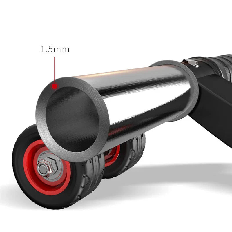 4-Wheel Abdominal Roller Muscle Trainer, Ab Rollers Home Workout