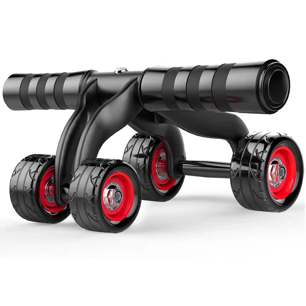 4-Wheel Abdominal Roller Muscle Trainer, Ab Rollers Home Workout