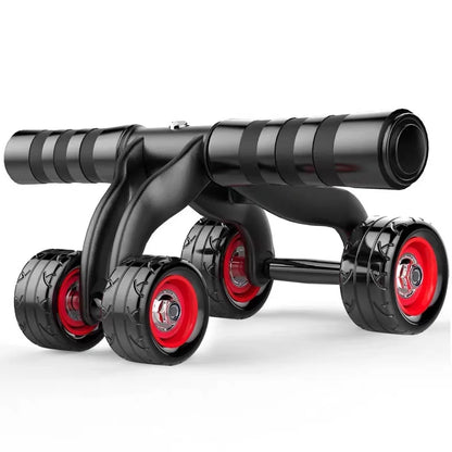 4-Wheel Abdominal Roller Muscle Trainer, Ab Rollers Home Workout