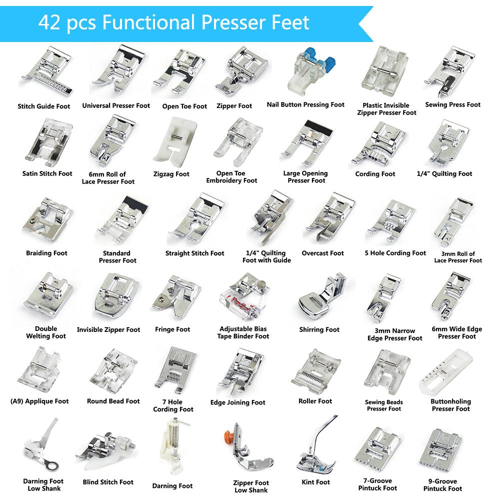 42 Pcs Ultimate Presser Foot Set