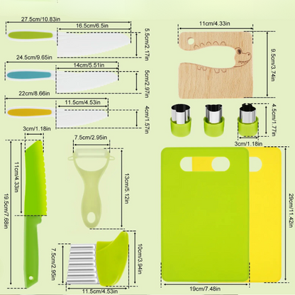 Kiddie-Corner Cooking Toolset for Aspiring Young Chefs