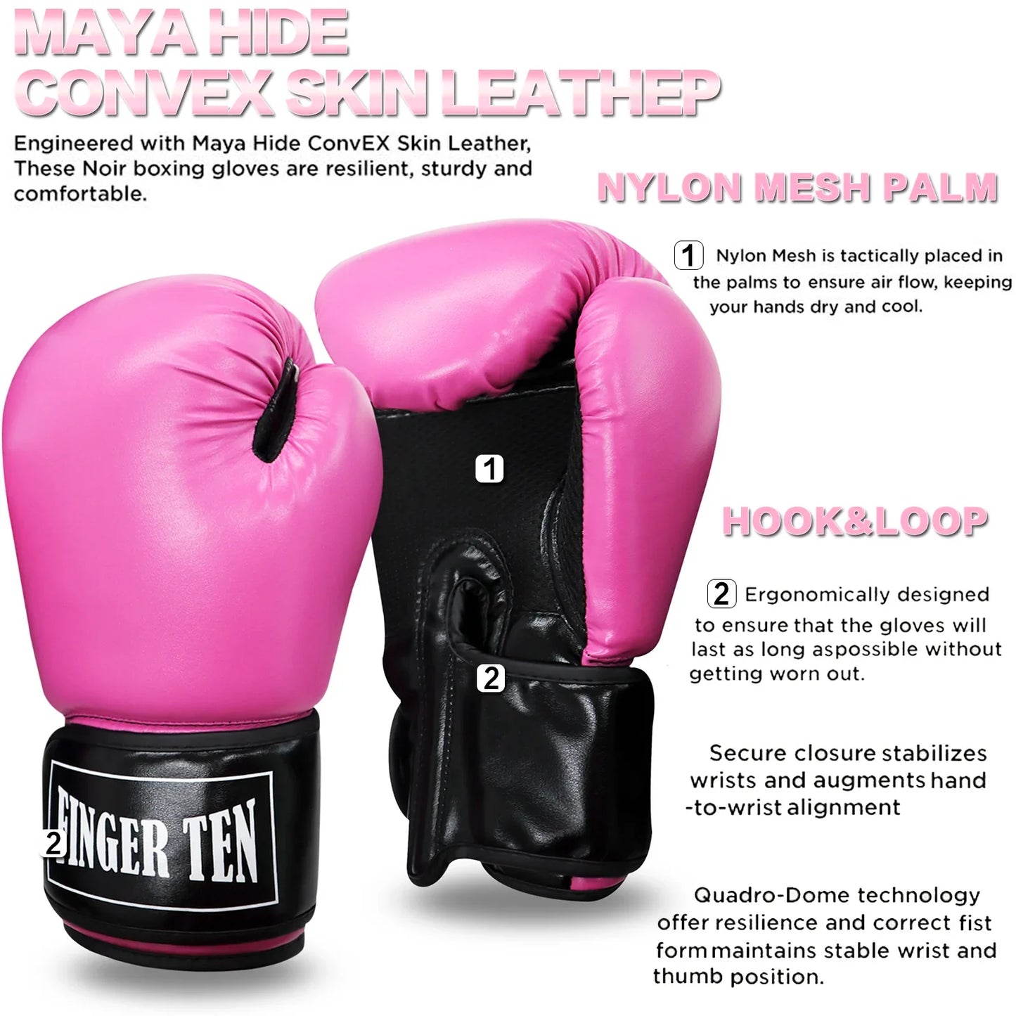 BS12 Training Protector Boxing Gloves for Women