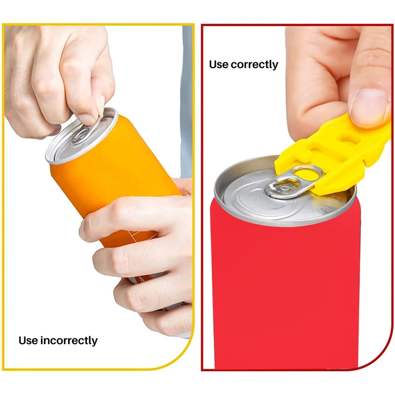 🔥Easy Can Opener,Soda Beer Can Opener & Beverage Can Cover Protector