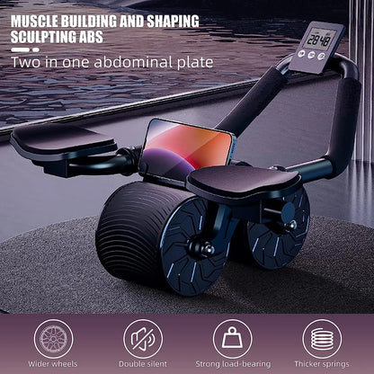 AW2S Automatic Rebound Abdominal Wheel Elbow Support