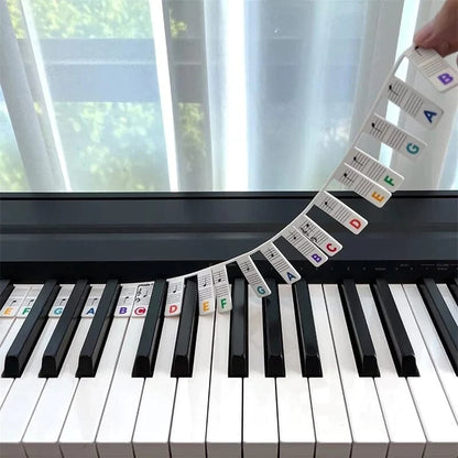 3 PCS Removable Piano Keyboard Note Labels