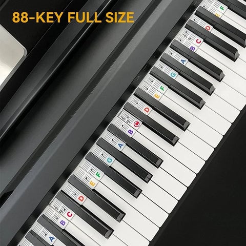 3 PCS Removable Piano Keyboard Note Labels