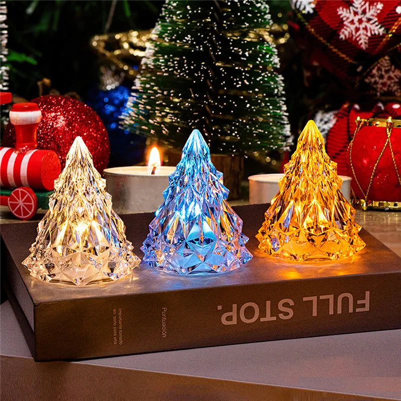 🎅Night Light Crystal Mini Light Flameless LED