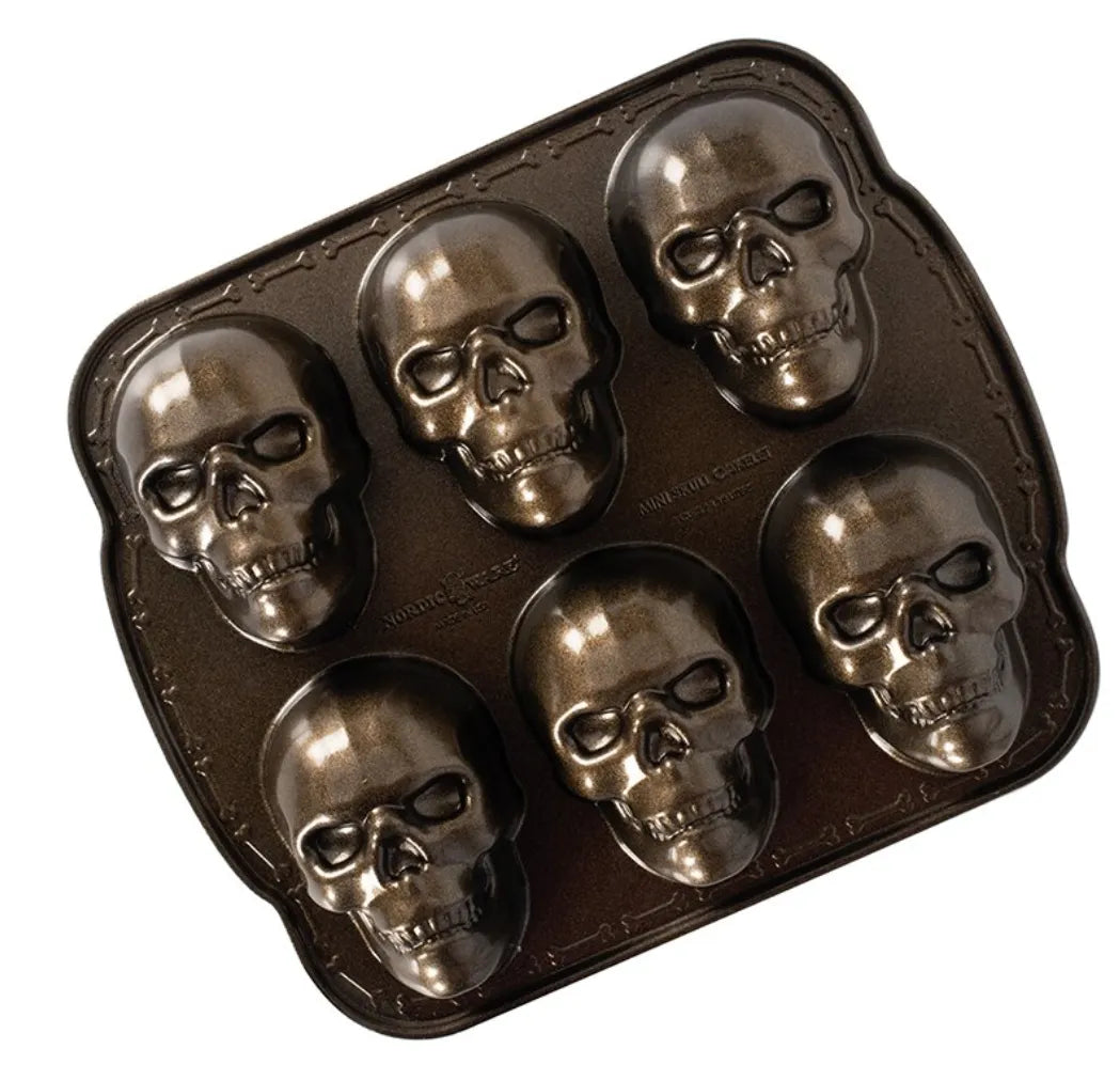 3D SKULL MOLD - ALUMINUM BAKING PAN