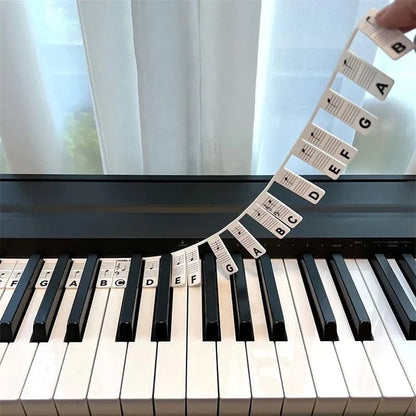 3 PCS Removable Piano Keyboard Note Labels