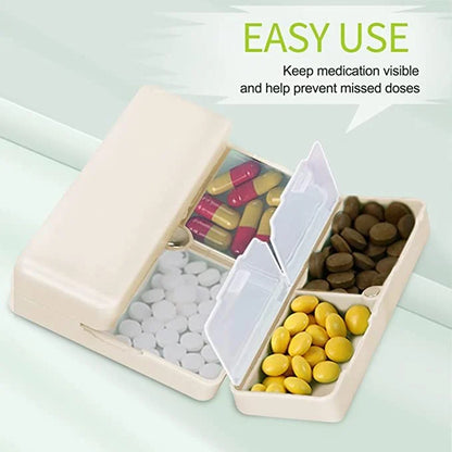 💊7 Compartments Portable Pill Case