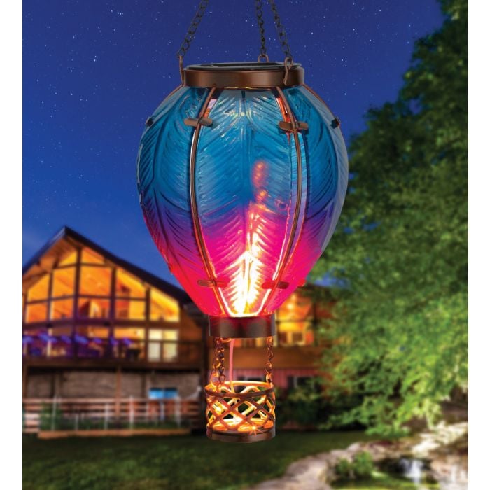 🔥Hot Sale Promotion 49% OFF - Solar Hot Air Balloon With simulated flame effect