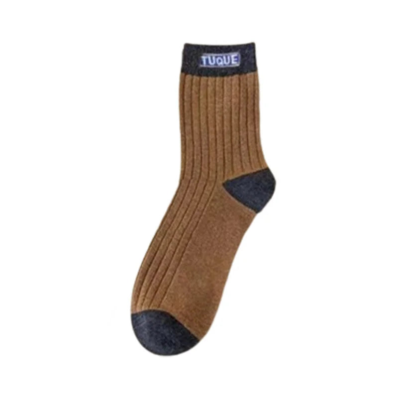 Colorblock Thermal Mid-Calf Socks