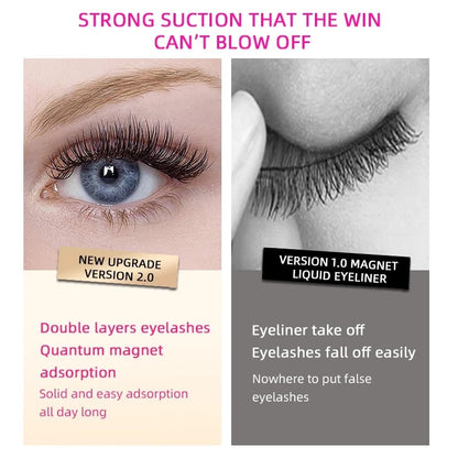 🔥🔥🔥REUSABLE MAGNETIC EYELASH SET