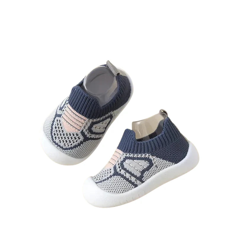 BuddyBoots Breathable Cotton Mesh Kids Sneakers