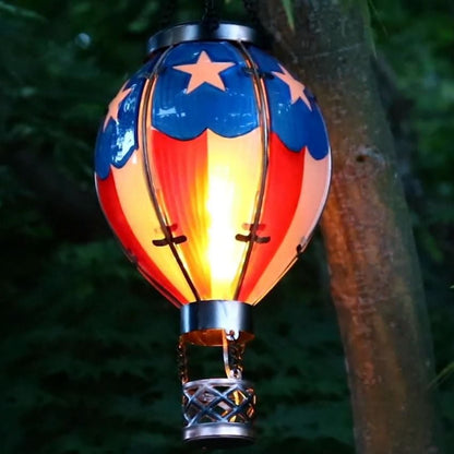 🔥Hot Sale Promotion 49% OFF - Solar Hot Air Balloon With simulated flame effect