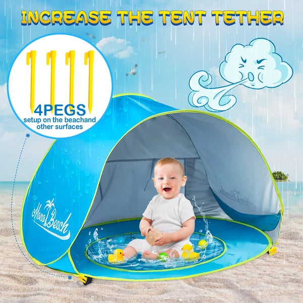 Baby Beach Shade Splash Tent🌊