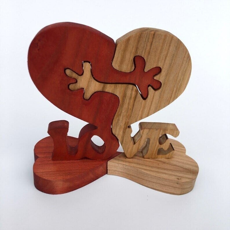 🔥Valentine's Day Sale 49% OFF - 💞Wooden Heart Love