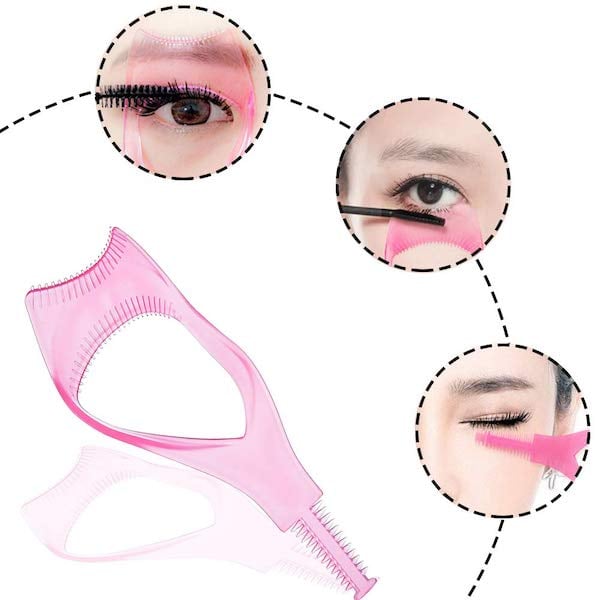 Latulo 3 in 1 Eyelashes Tools Mascara Shield Applicator Guard