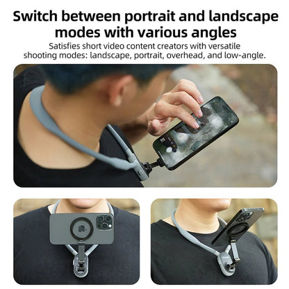 🎁Hot Sale 49% OFF⏳Magnetic Neck Mount for Phones📸