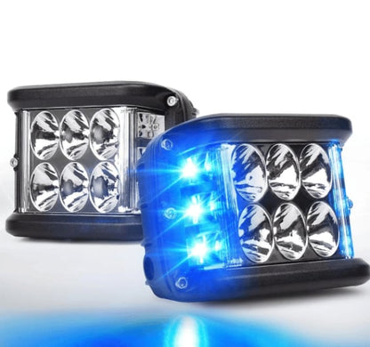 Car Dual Sides LED Dual Color Light