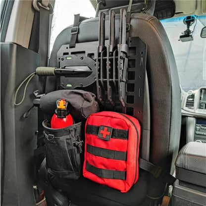 Car Seat Back MOLLE Storage Panel