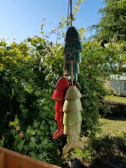 🎏🎏Colored Koi Fish Wind Chime