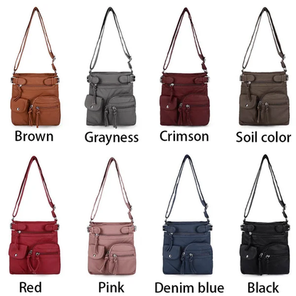 👜Mother's Day Pre-sale💥Multi-Pocket Crossbody Bag Soft Shoulder Purse Bag