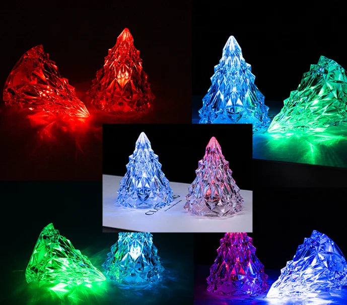 🎅Night Light Crystal Mini Light Flameless LED