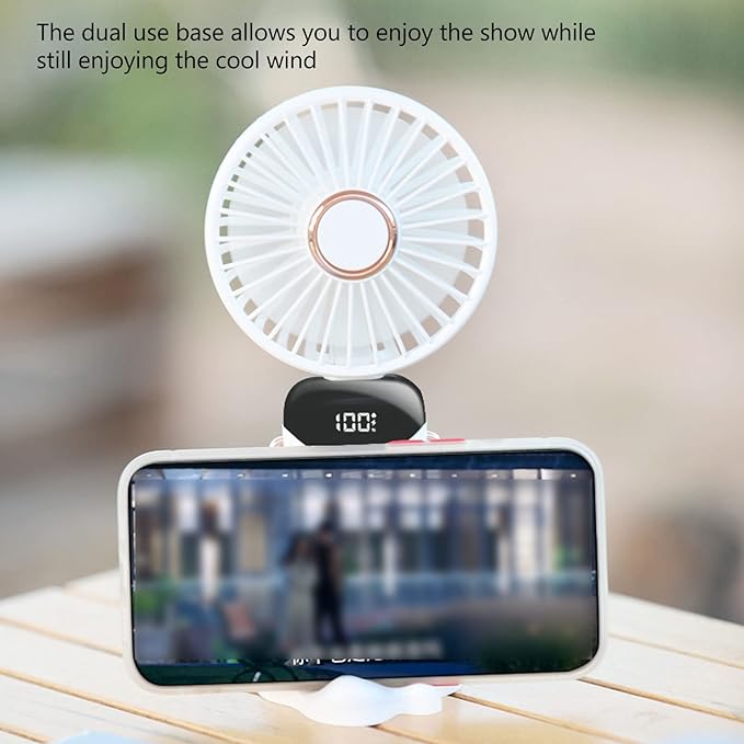 2024 New Upgrade LED Mini Handheld Fan