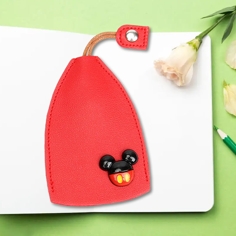 Creative pull-out cute large-capacity car key case