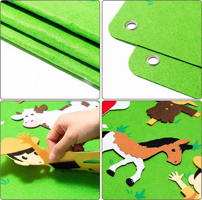 🦖Children's Teaching Felt Board