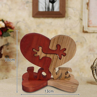 🔥Valentine's Day Sale 49% OFF - 💞Wooden Heart Love