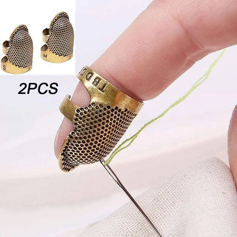 2 Pack Sewing Thimble Finger Protector