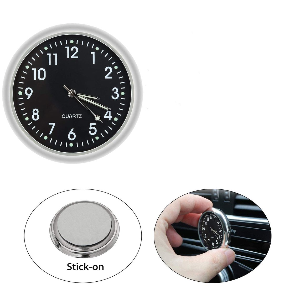 Car Metal Clock Decoration