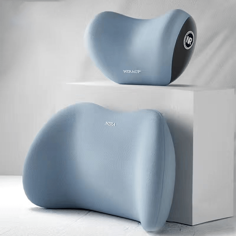 Car Headrest & Lumbar Support Cushion