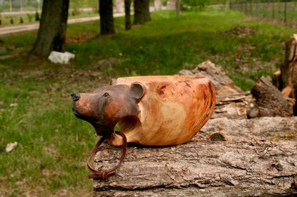 Animal Handmade Wooden Cup