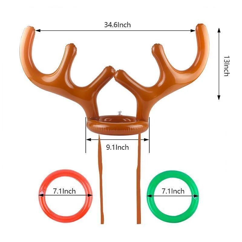 🎄Christmas Reindeer Antler Ring Tossing Game🎄