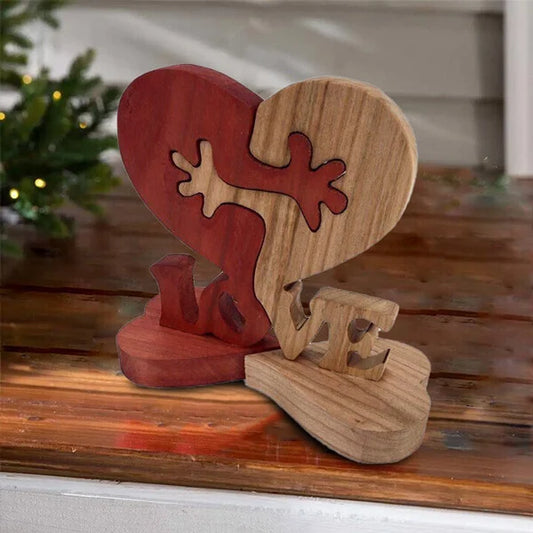 🔥Valentine's Day Sale 49% OFF - 💞Wooden Heart Love