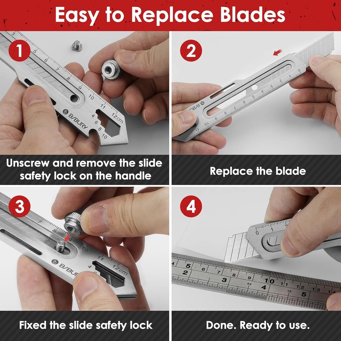 10-In-1 Mutipurpose Utility Knife