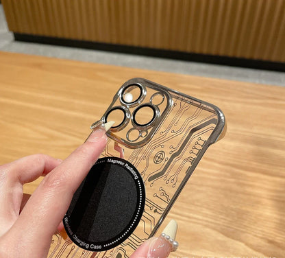 Borderless magnetic case for iPhone