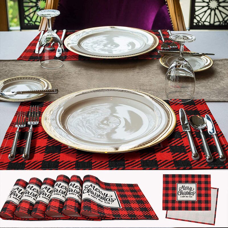 Christmas Plaid Placemat